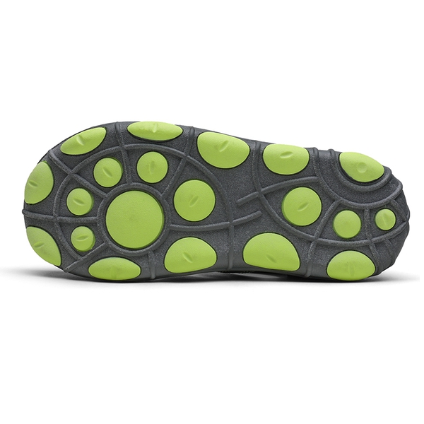 Kids Closed Toe Athletic Outdoor Sandals - GREY GREEN - 4